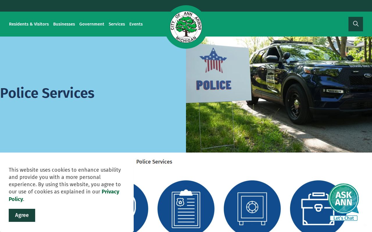 Washtenaw County arrest warrant records information from the Ann Arbor Police Department